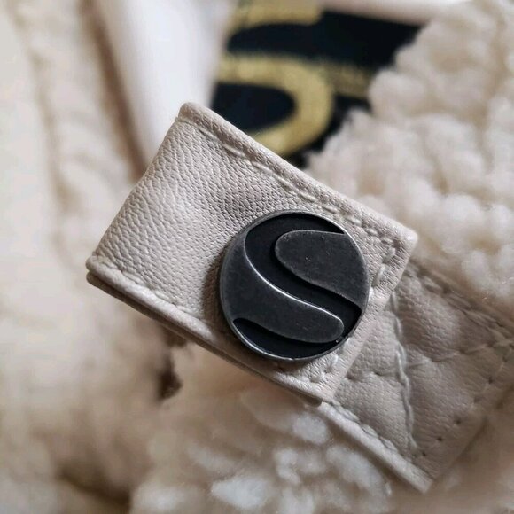 Serena Williams High Waist Faux Sherpa Full Zip Jacket Signature Statement 2XL - Picture 10 of 16